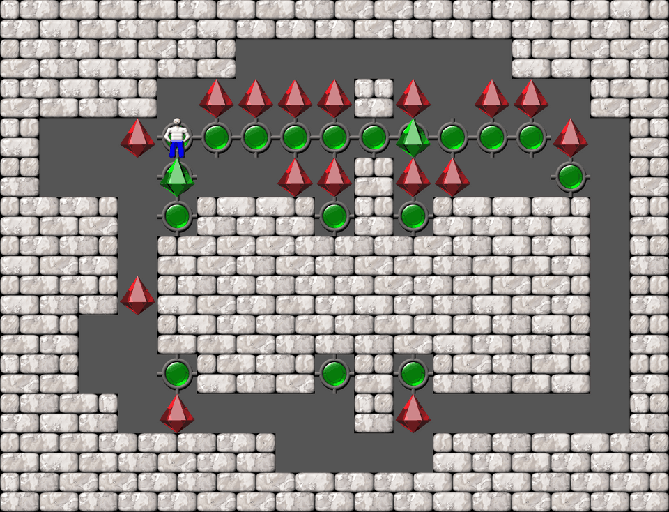 Сокобан More Bugs collections уровень 590